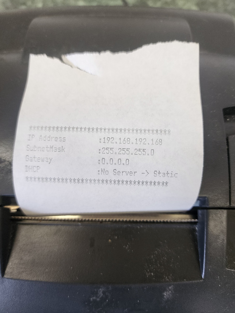 Epson TM-U220B M188B Kitchen Receipt Printer w/ Power Adapter