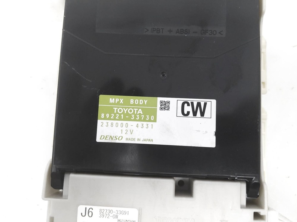 2014 Lexus Es350 Multi Plex Network Computer Module Unit 89221-33730