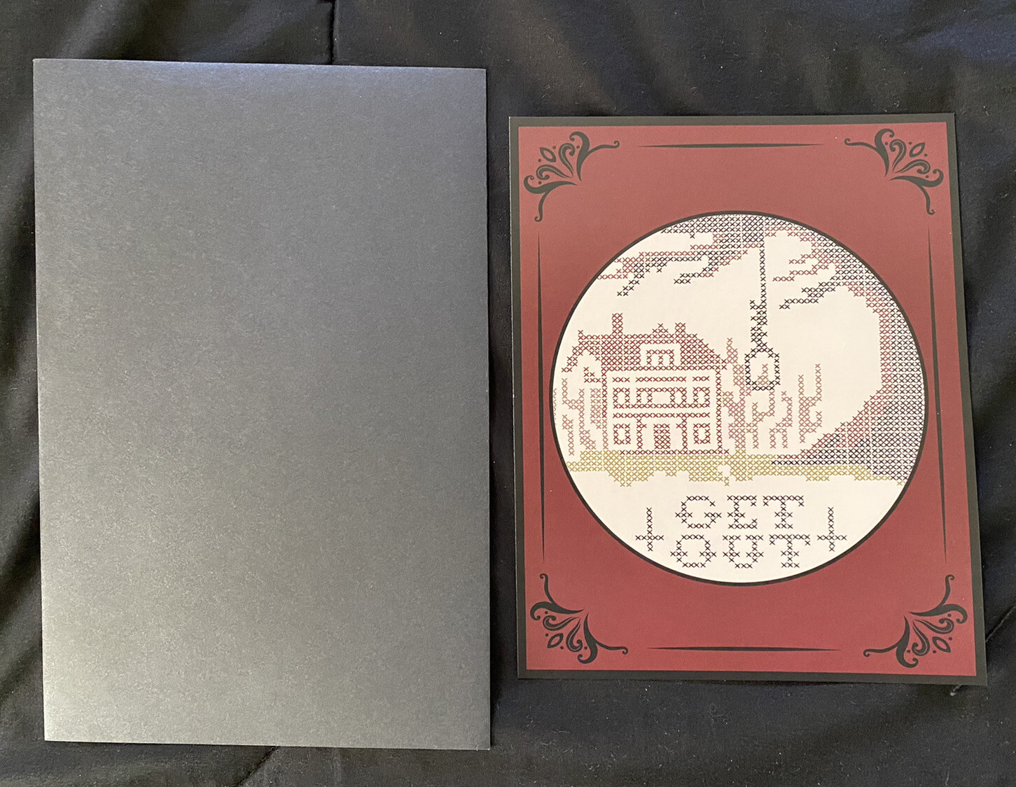 Horror Crate Loot Crate Conjuring Get Out Postcard & Envelope Set Lootcrate New