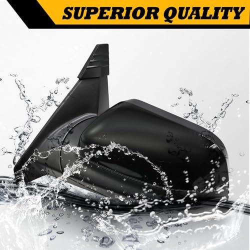 Side Mirror Assembly Compatible with 2011-2019 Explorer w/Manual Folding Left
