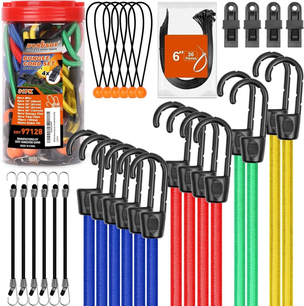 Bungee Cord Assortment Set