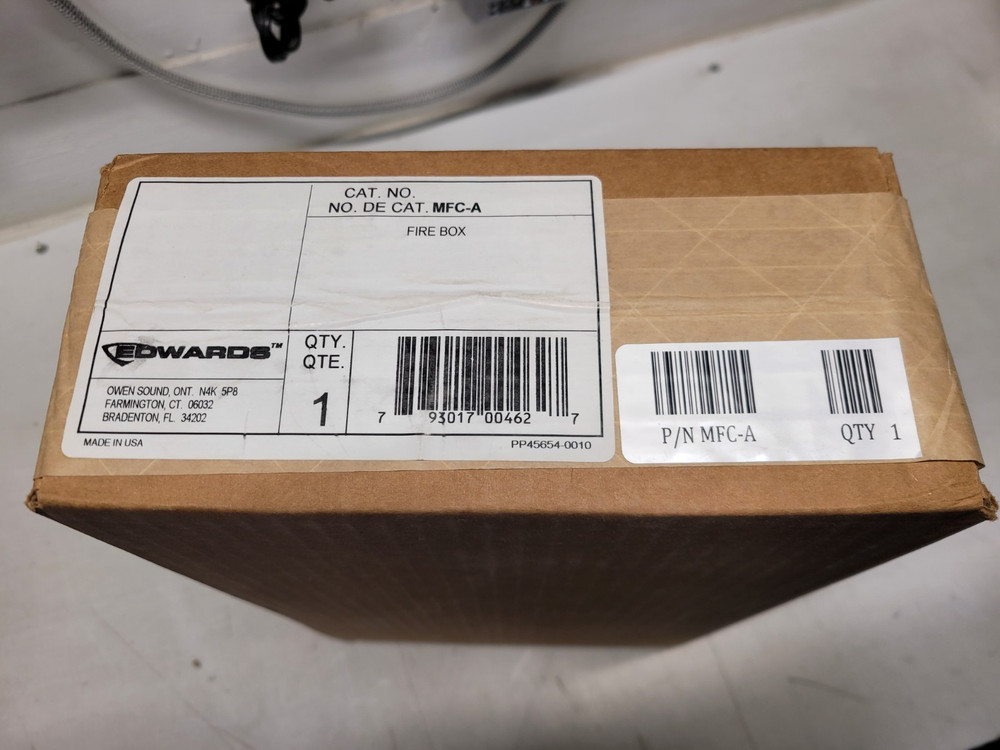 NEW Edwards MFC-A Multi Purpose Fire Box Red Mounting Cabinet Fire Alarm