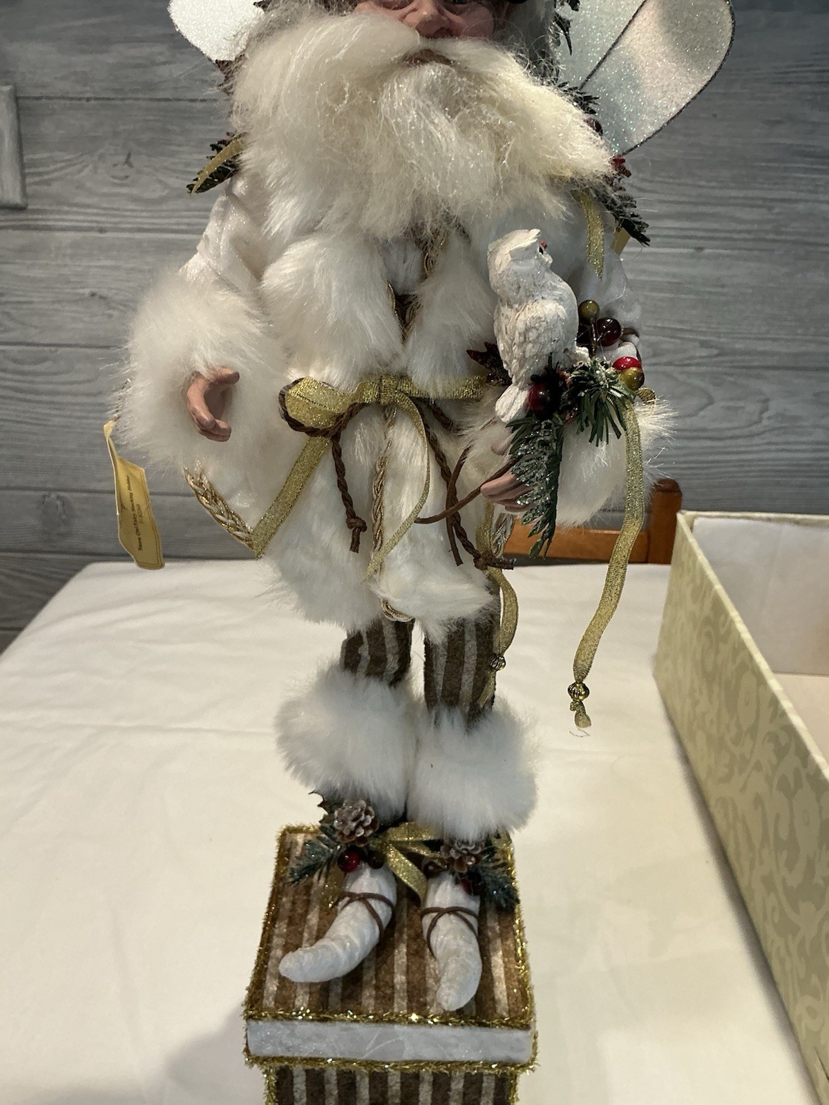 Mark Robert’s Snow Owl Fairy 22” Stocking Holder Very RARE!