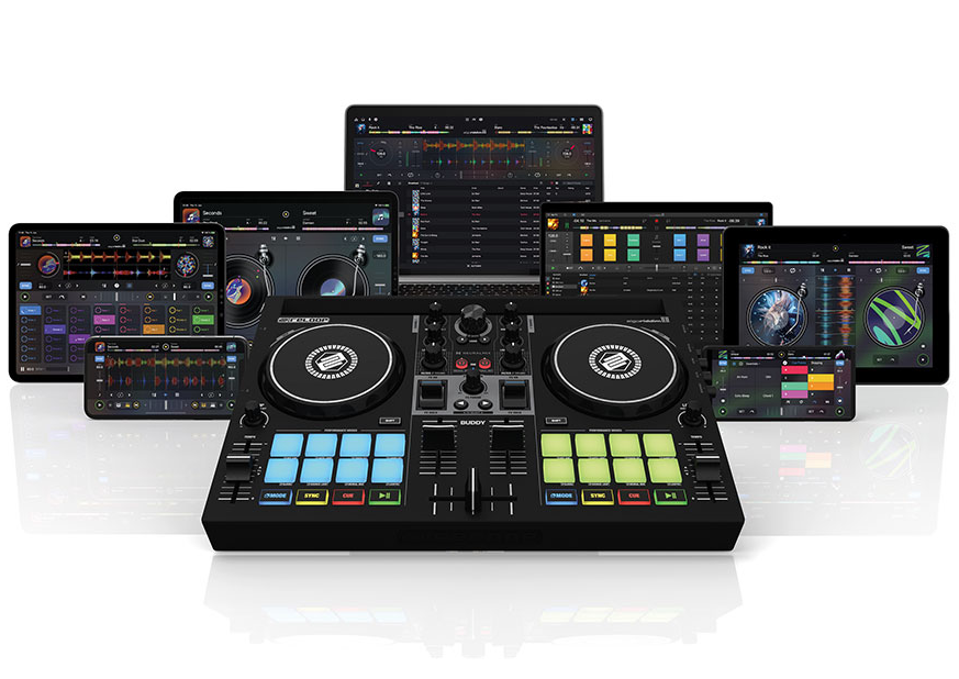 Reloop BUDDY Compact 2-Channel DJ Controller for Algoriddim djay