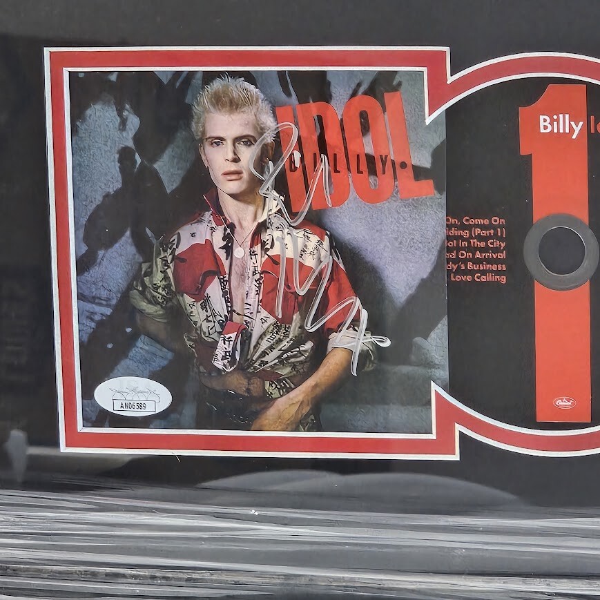 Billy Idol Signed Autographed Live from the Roxy CD JSA Authenticated