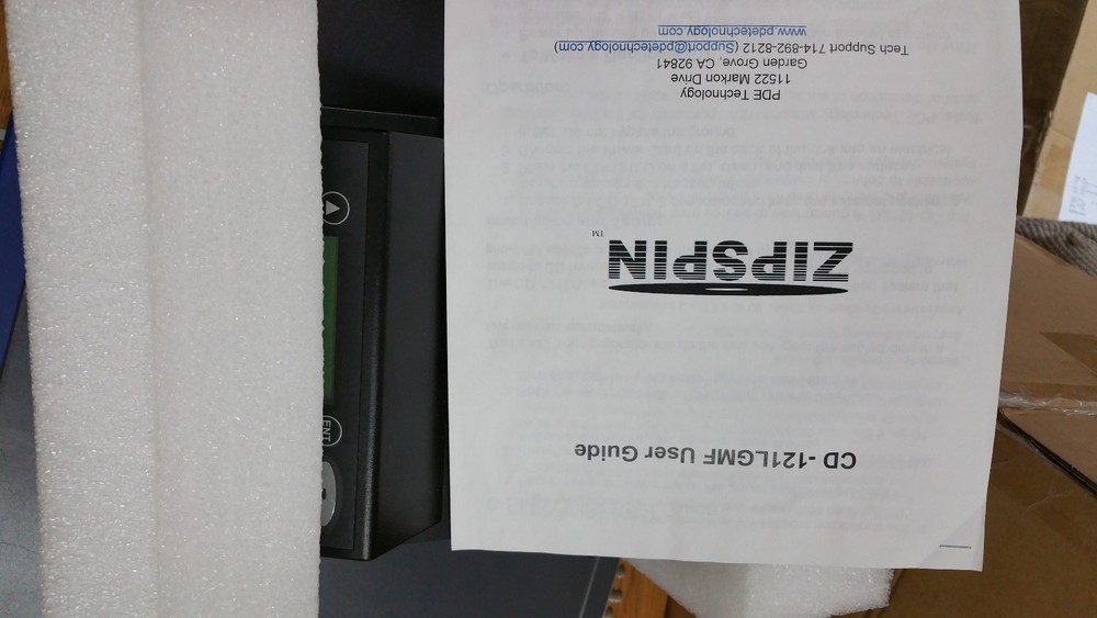 ZIPSPIN CD121-LGMF DVD/CD Duplicator