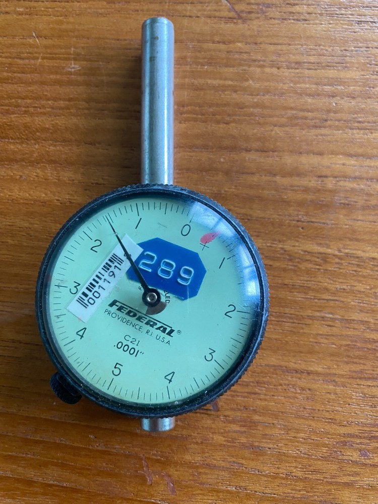 FEDERAL Dial Indicator - No. 289 - C21 .0001" - NICE