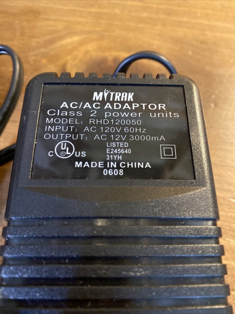 Mytrak Ac Adapter Model RHD120050 12v Output