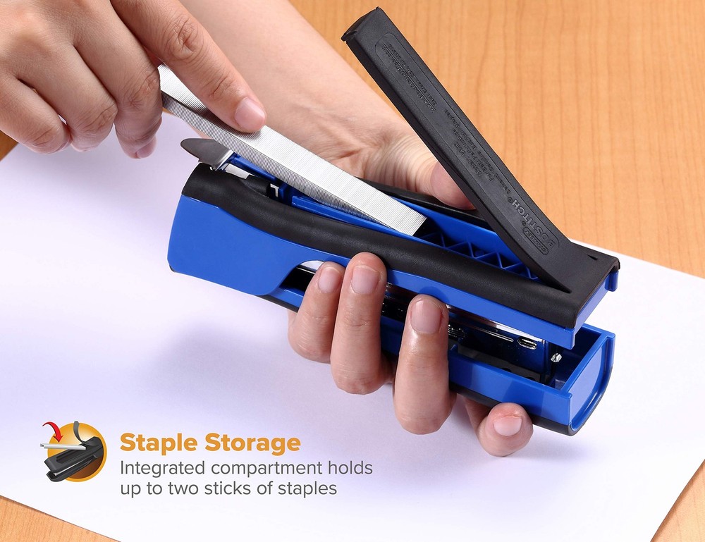 Bostitch Ergonomic Stapler With Built-in Sharpener Staple Remover 20 Sheet Ca...