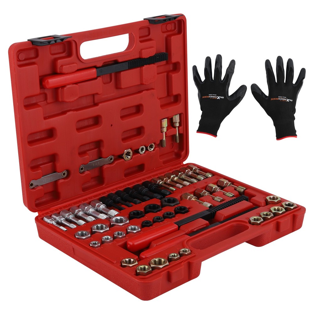New Thread Restorer Kit, Rethread Repair Tool UNC UNF & MetricThread Chaser 56pc