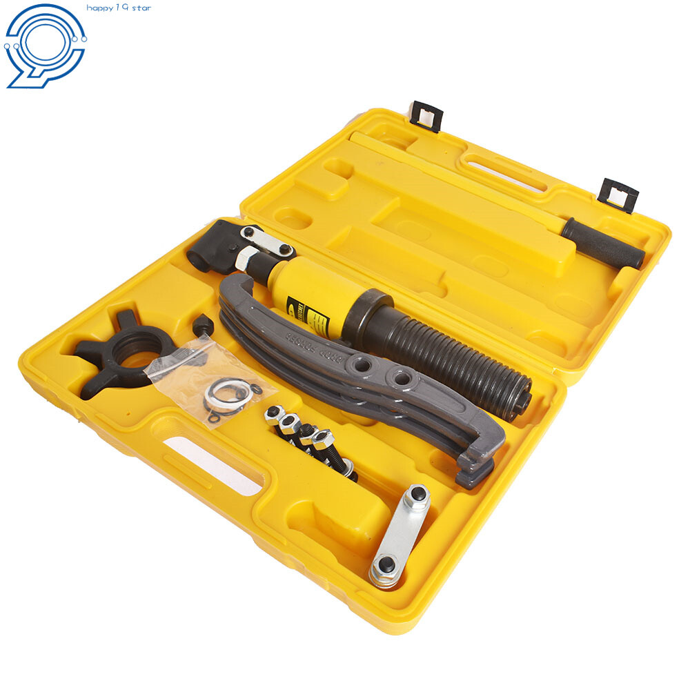 3-Jaw Hydraulic Gear Puller Set 5 Ton Wheel Bearing Pulling Separator w/Case
