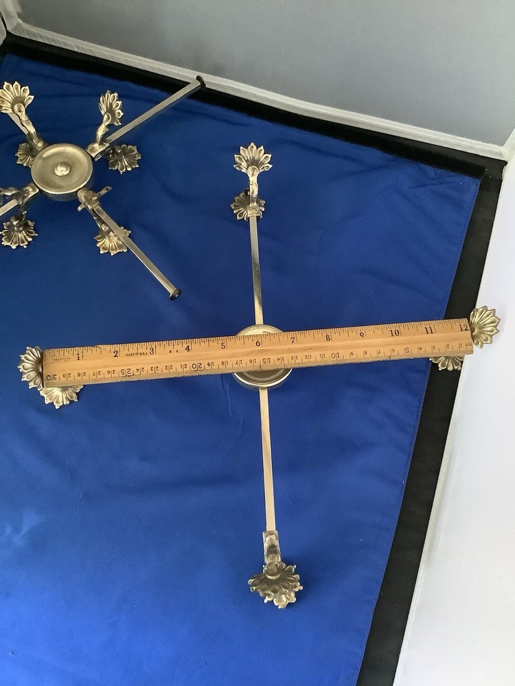 FREE SHIP Pair Italy Silverplate Adjustable Raised Trivets Stands