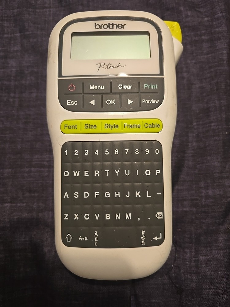 P-Touch Handheld Label Maker by Brother Preowned Portable