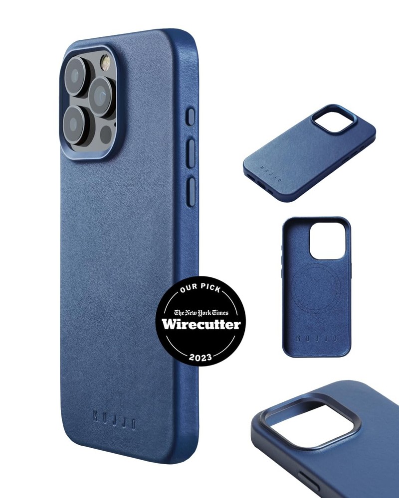 Mujjo Full Leather Case for iPhone 16 Pro Max - Best Leather iPhone 16 Case by N