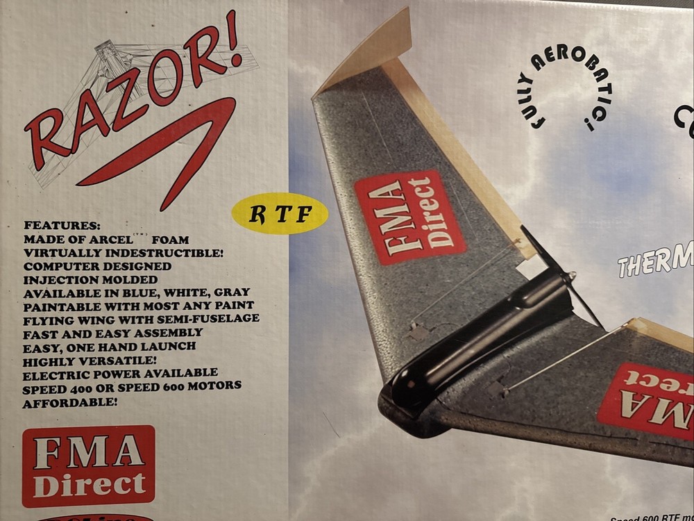 FMA Direct Razor Wing With S90 Servos