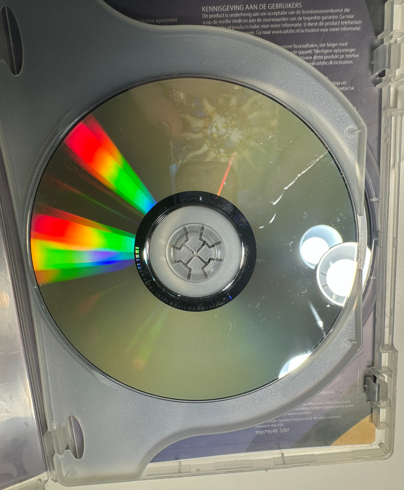 Adobe After Effects Professional CS3 for Windows DVD install w/Serial Numbers