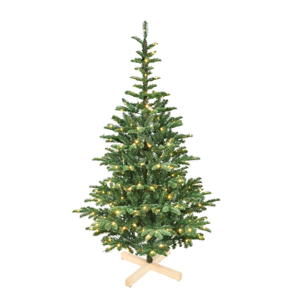 ❄️FREE SHIPPING!❄️Christmas Tree, Hinged 8 ft, Light Up, 1307 Spread Branches!