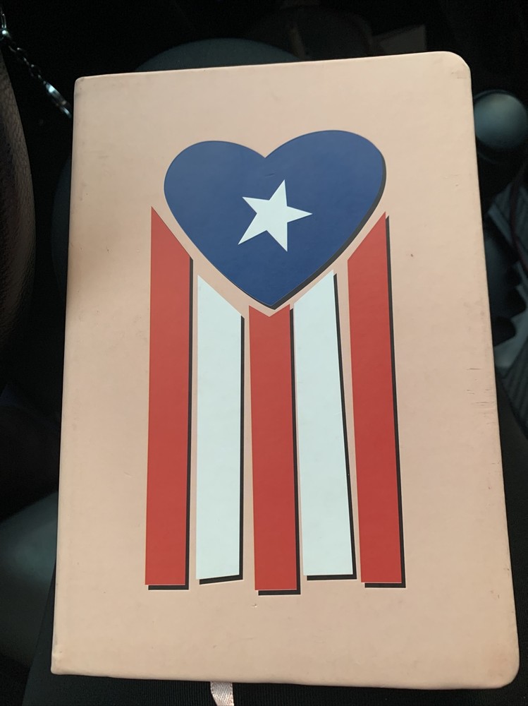 Puerto Rico Flag Blank Notebook Journal Unused