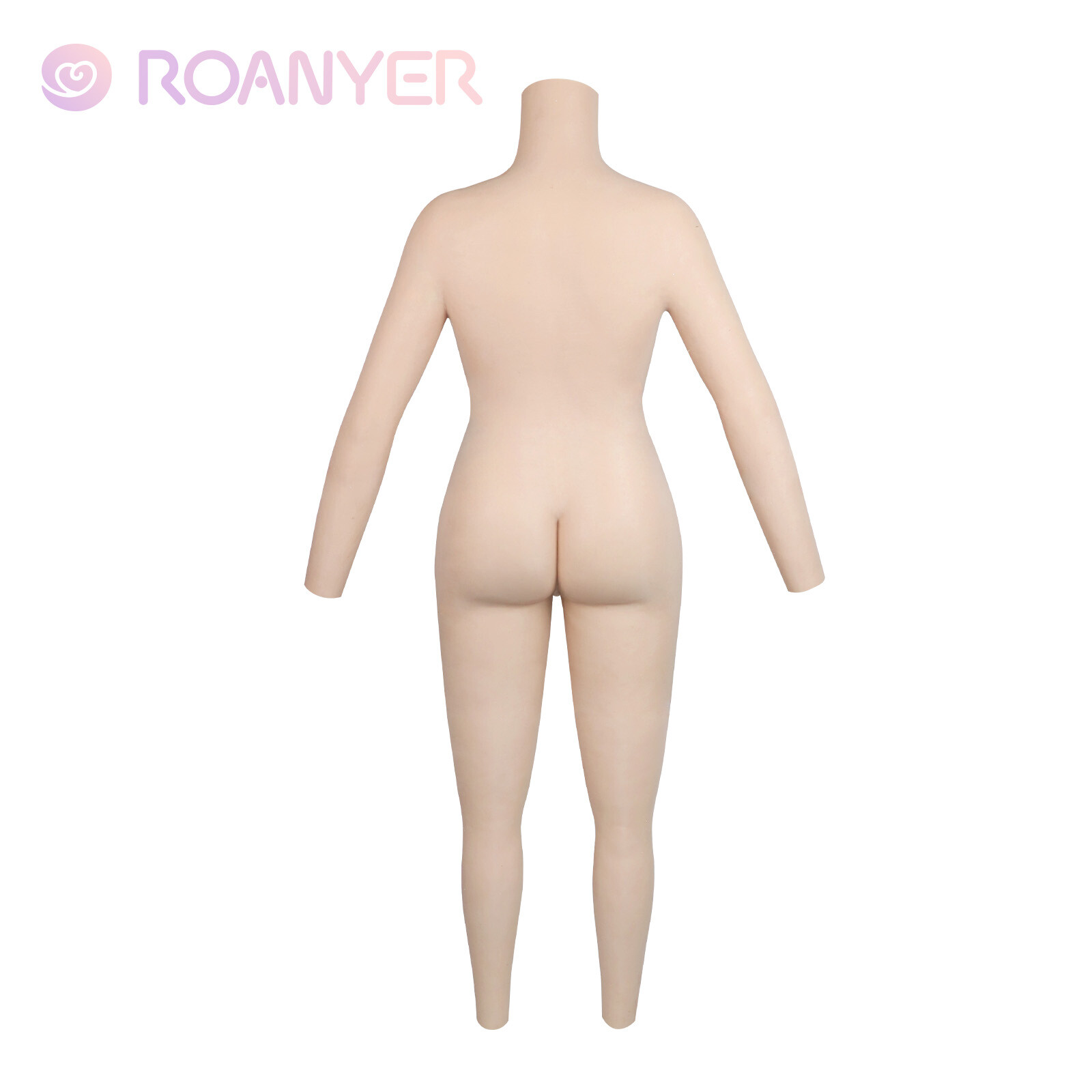 Roanyer Transgender Silicone G Cup Body Suit With Breast Forms Fake Boobs Drag