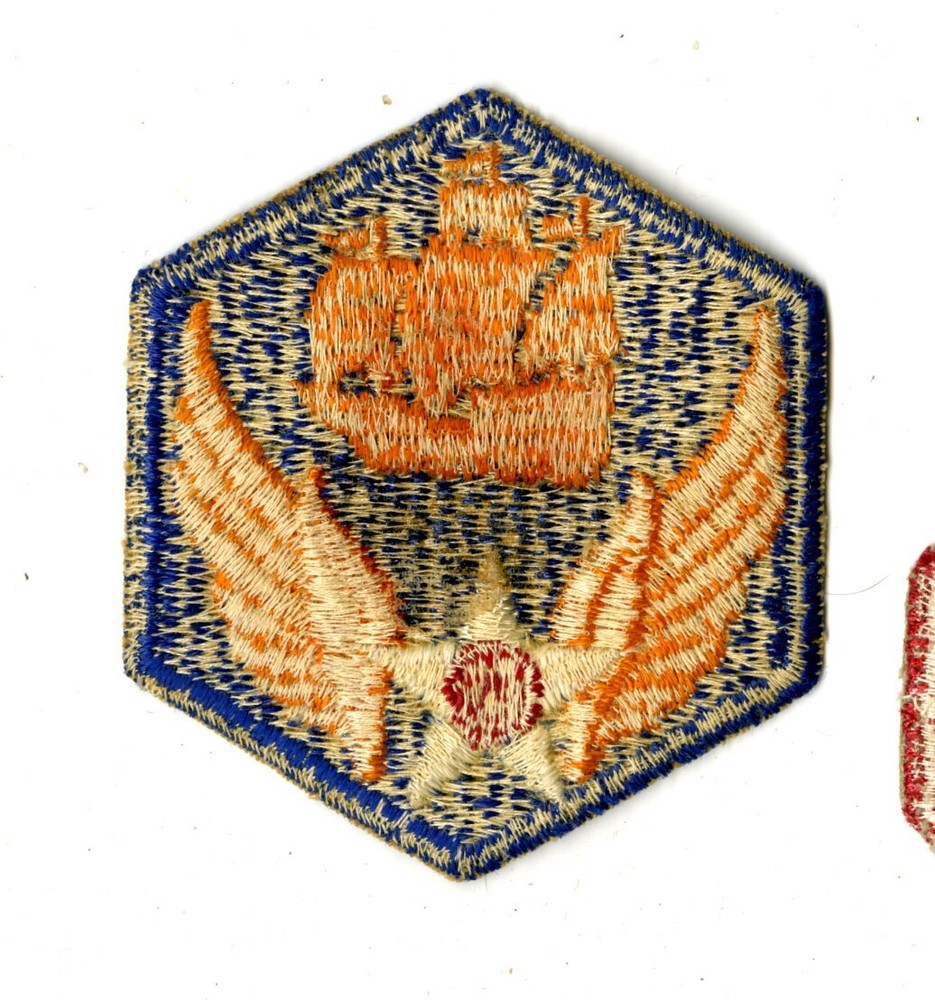 6th Air Force White Back Patch WWII Vintage Caribbean Antisubmarine Atlantic