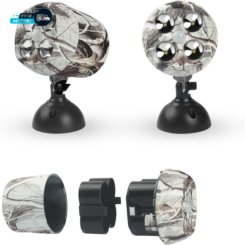 Deer Feeder Light Hog Hunting Green Light Spotlight PIR Motion Sensor 120°Angle