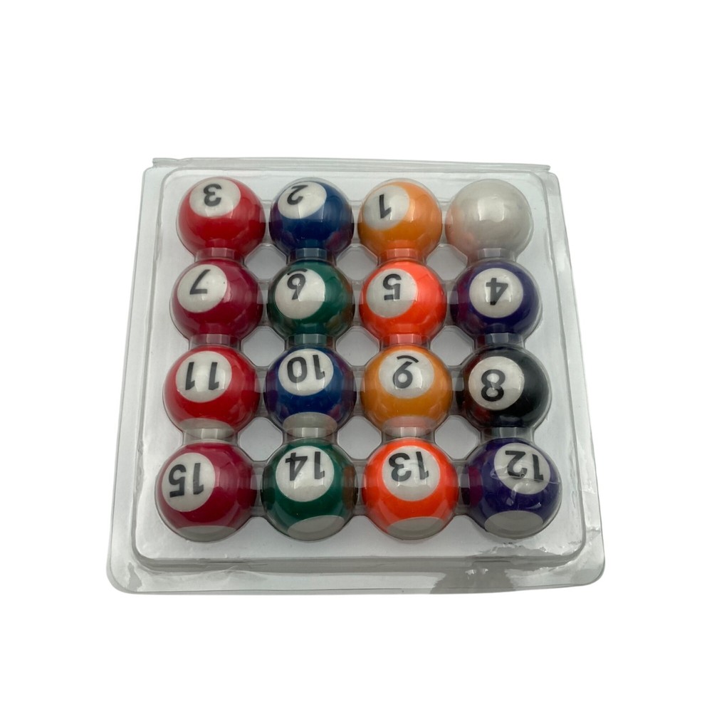 Tabletop Portable Pool Table Mini Billiards Wooden Game Set with Accessories