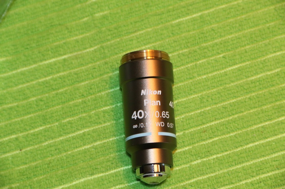 Nikon Plan 40X/0.65 ∞/0.17 WD 0.57 Microscope Objective Eclipse series M25