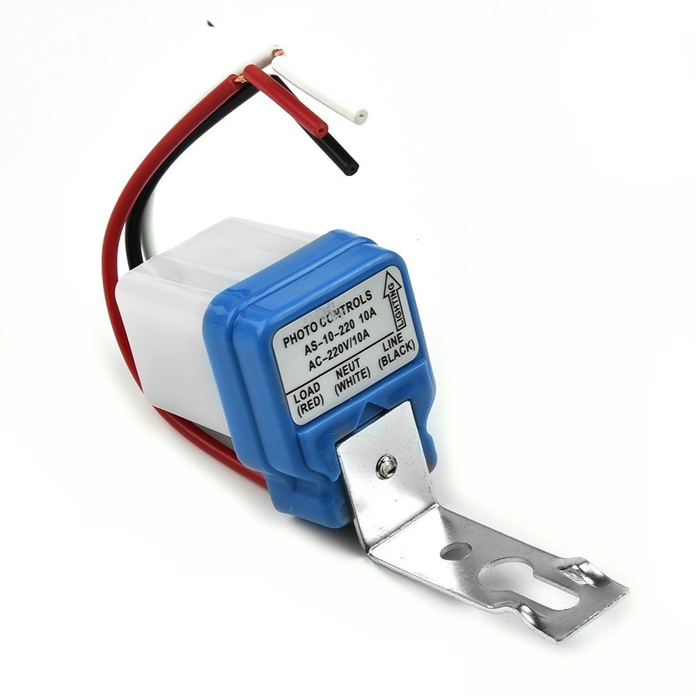 AC 220V 10A Automatic Street Light Switch Photo Controller Street Light Sensor