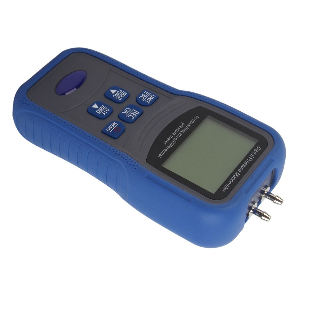 Digital Manometer Gas Pressure Meter Sensitive Measurement Tool for HVAC System