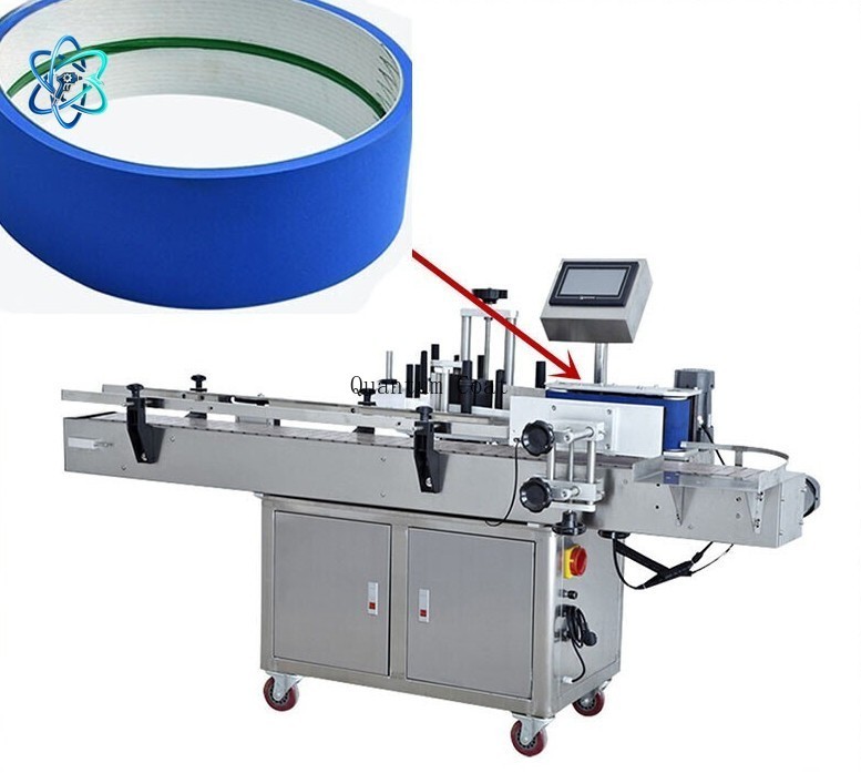 Round Bottle Labeling Machine Blue Sponge Pressure Belts Wrap Belt Accessories