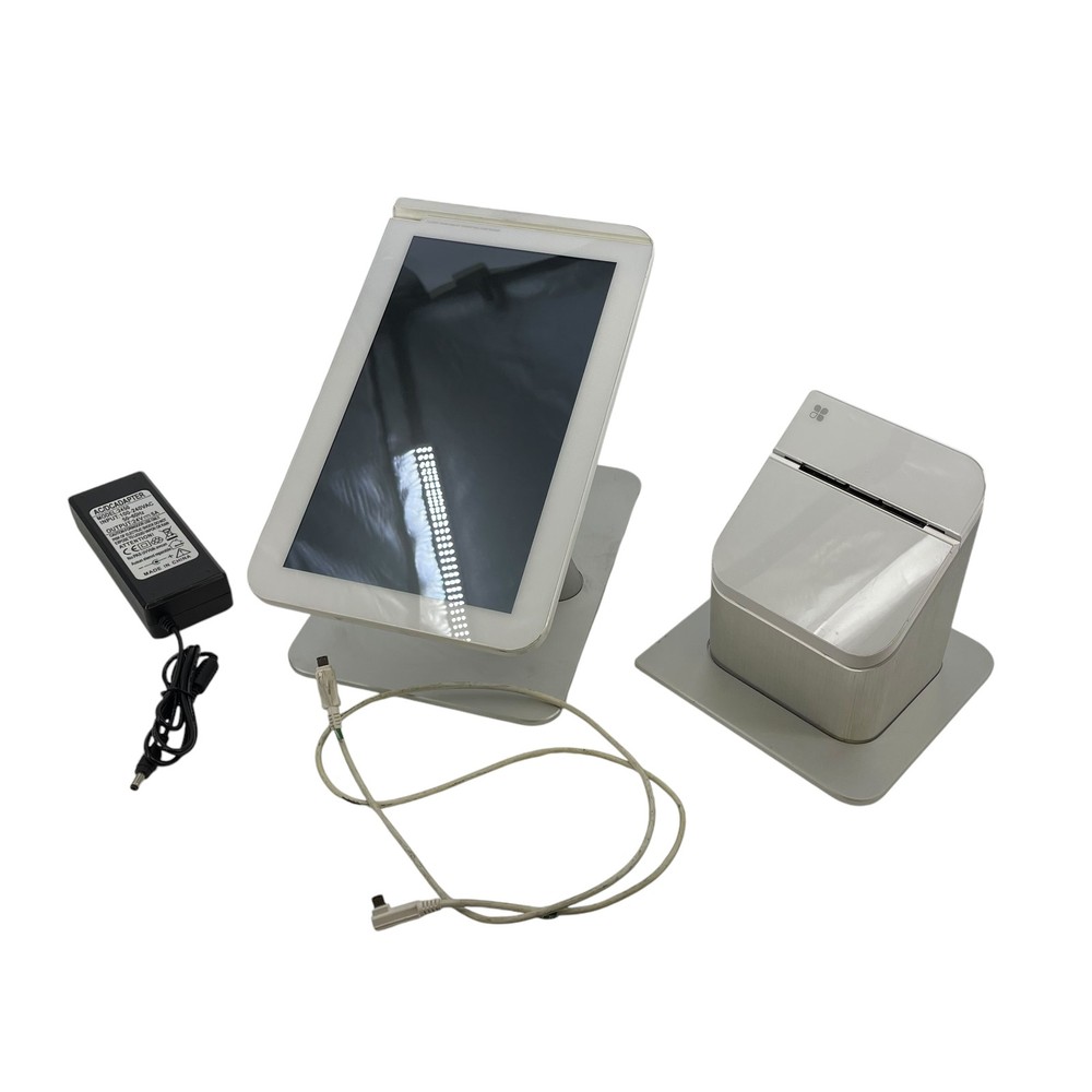 Clover C100 Touch Screen w/ P-100 Printer White #U3453