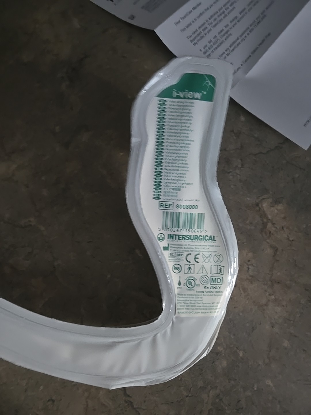 i - View LCD Screen Video Laryngoscope Disposable Laryngoscope