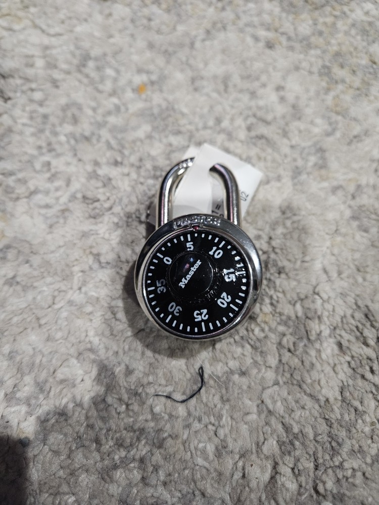 Master Lock 1525 Combination Padlocks With Combination Codes TESTED