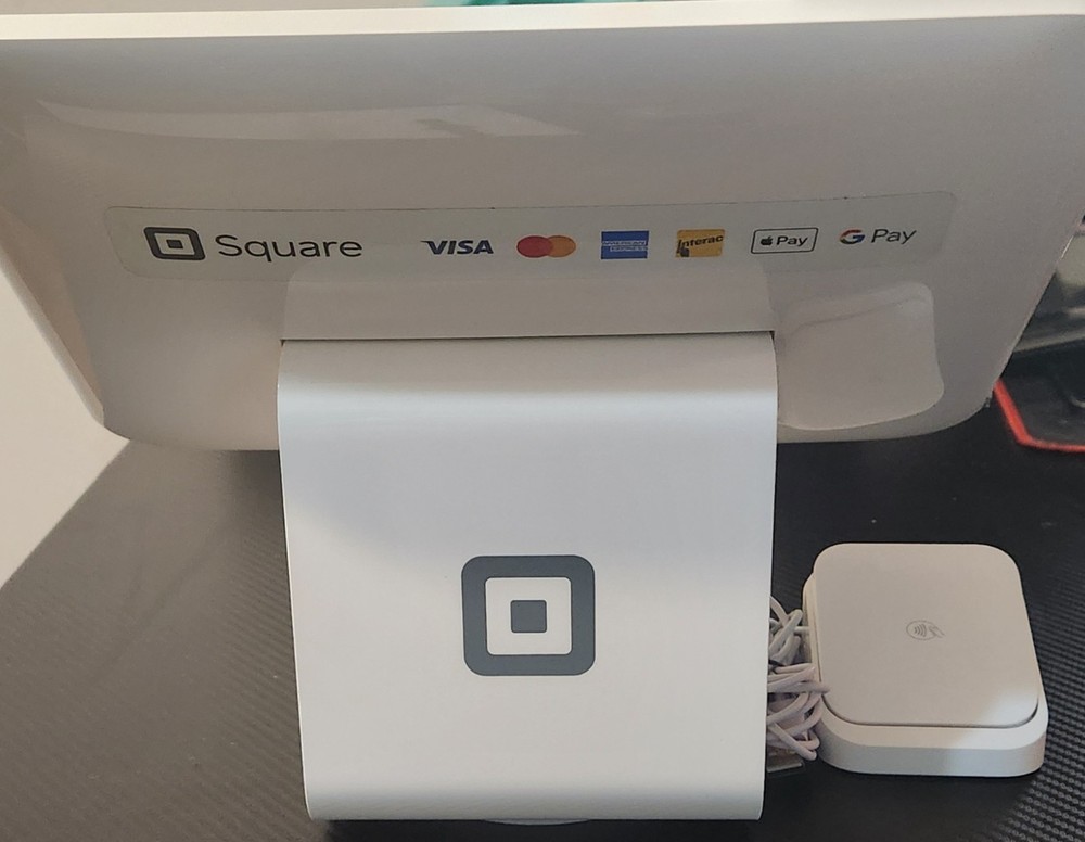 Square Stand S142 1st Gen iPad POS Kit + Contactless Chip Reader Complete...