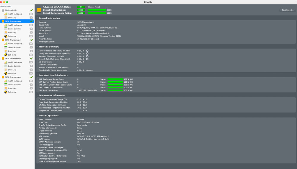 OWC Thunderbay 4 16TB Thunderbolt 3 RAID 5 Array ( 4 X 4TB )