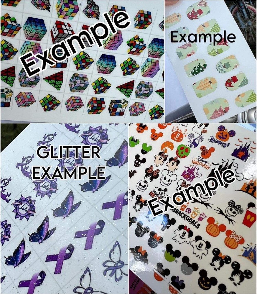 Paris Nail Decals Set Of 50