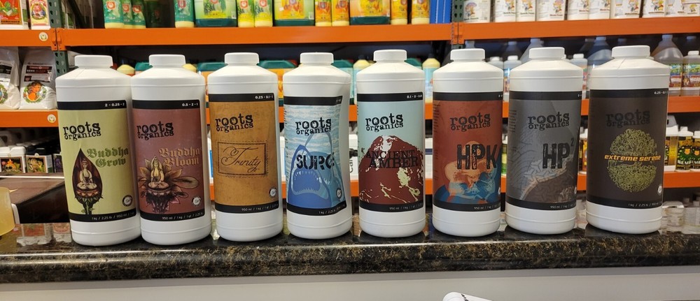 Aurora Innovations Roots Organics 1 Quart Combo Full Set Nutrients & Supplements