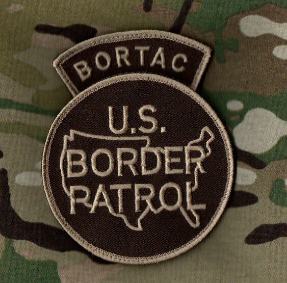 UNITED STATES BORDER SECURITY SP OPS GROUP velkrö CAMO 2-PC: BORTAC TAB + PATCH