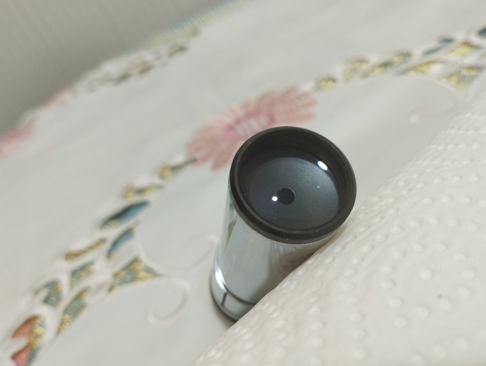 LEITZ WEZTLAR GERMANY LICHTEINSTELUPE EYEPIECE MICROSCOPE