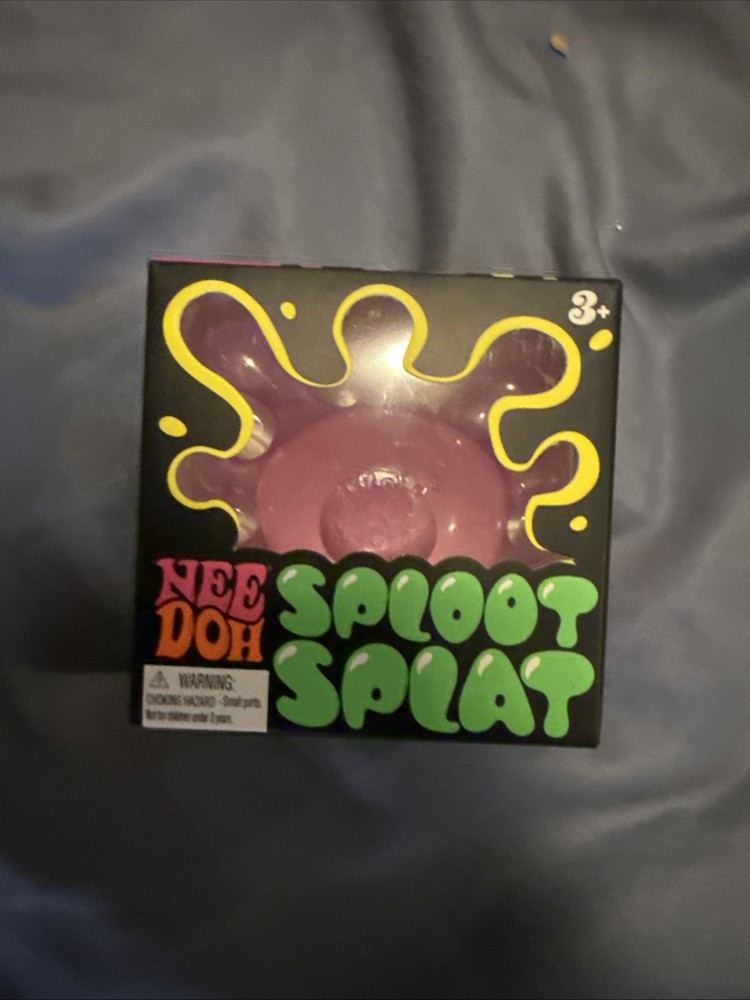 Needoh Sploot Splat Squeeze Splatter Fidget Squishable Toy - Pink