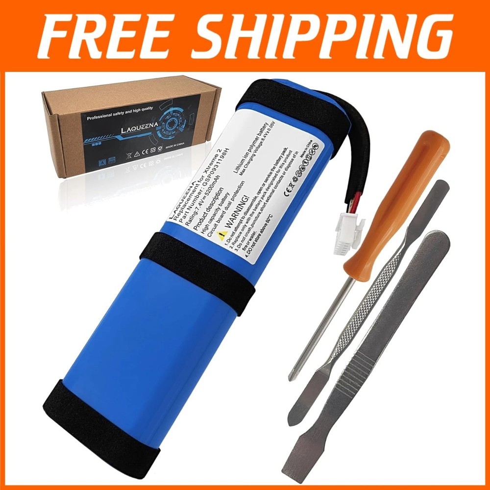 5200mAh Battery + Tools for Xtreme 2 Bluetooth Speaker