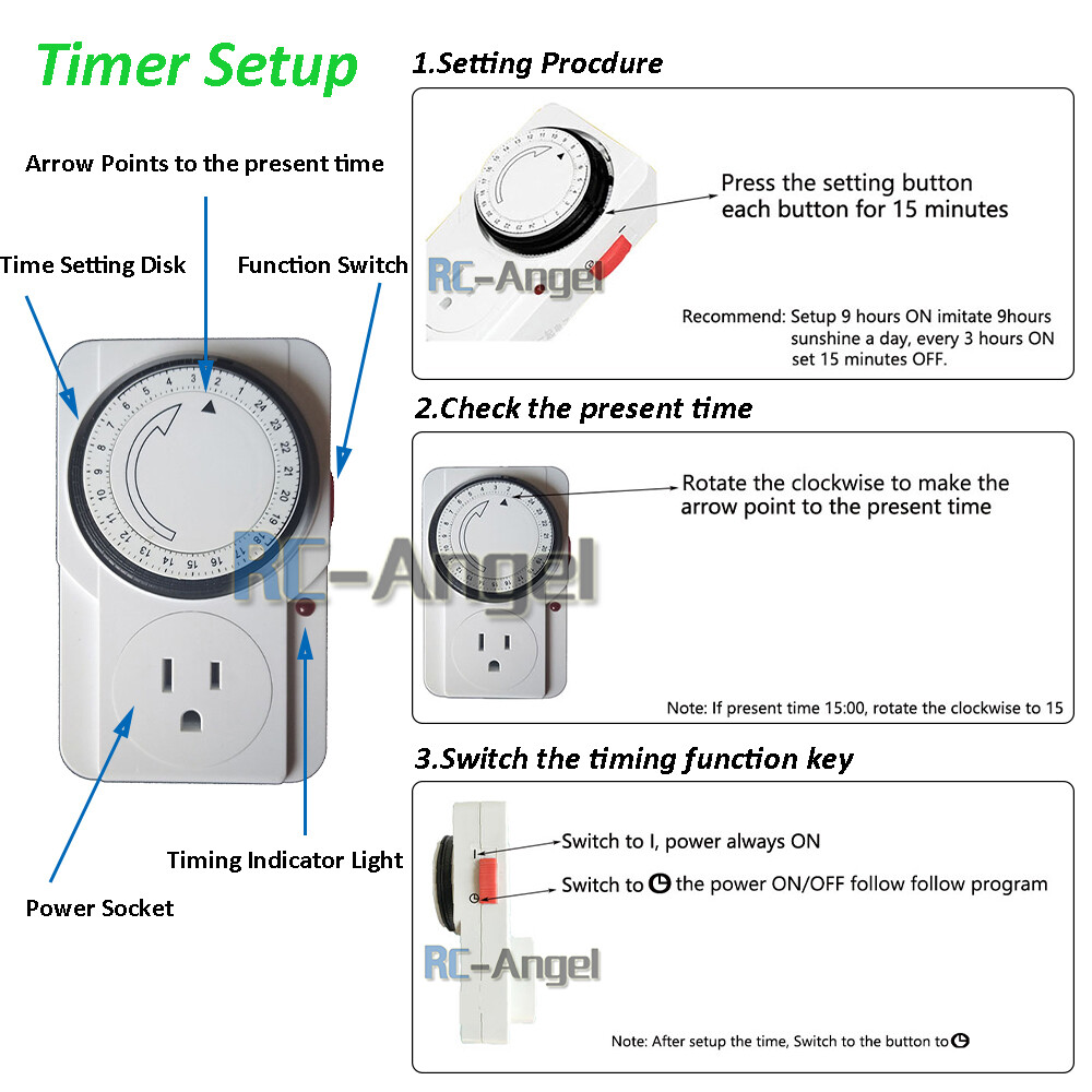 Complete Grow Tent Kit w/Full Spectrum Grow Light+Ventilation System+Timer+Tools