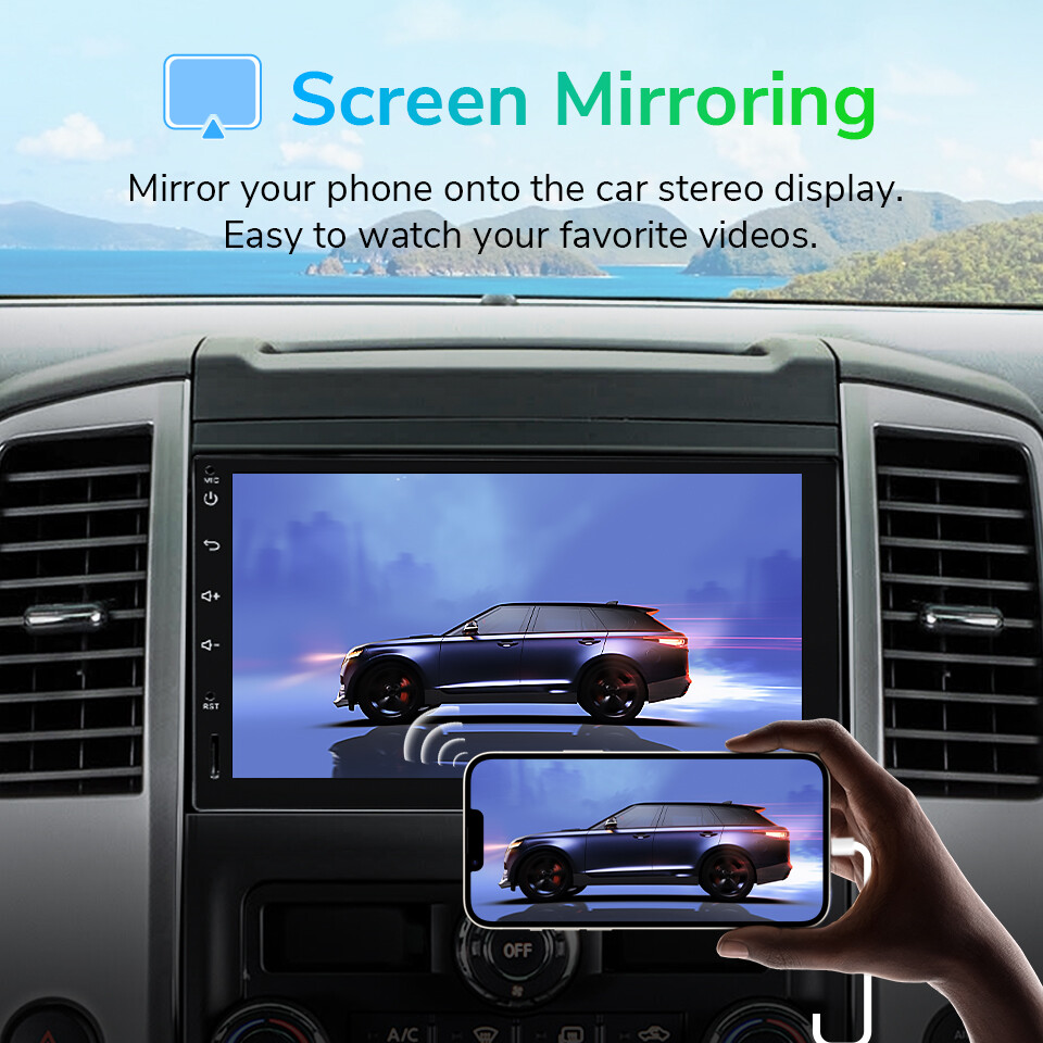 Eonon 7" IPS 2 Din Car Stereo Radio Android 10 8-Core GPS Sat Nav CarPlay No DVD