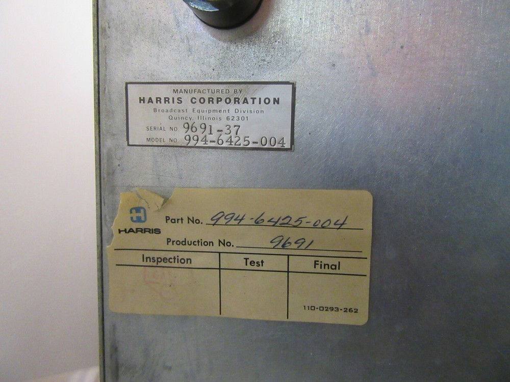 vintage harris te-3 solid statesman fm radio exciter [4*Z-16]