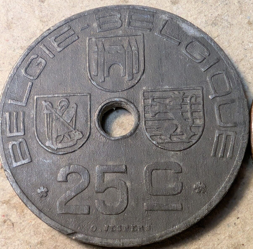 Belgium 25 centimes 1944