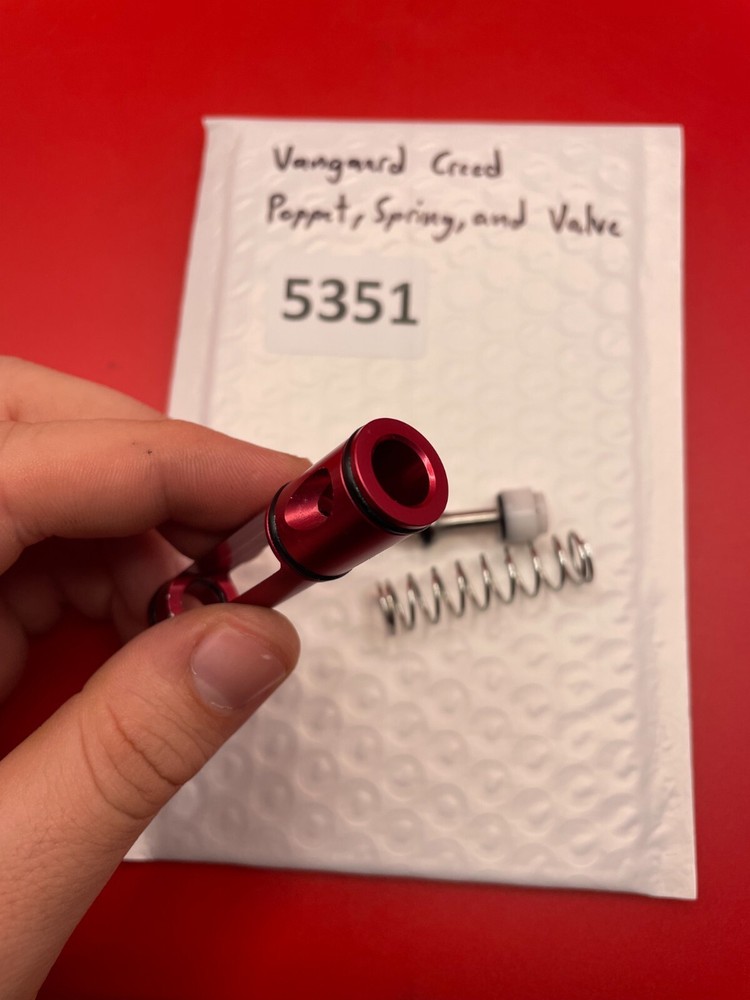 Vangaurd Creed Poppet, Spring, and Valve