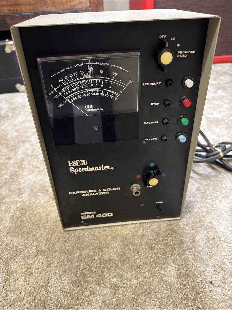 Eseco Speedmaster Exposure & Color Analyzer MS 400 UNTESTED