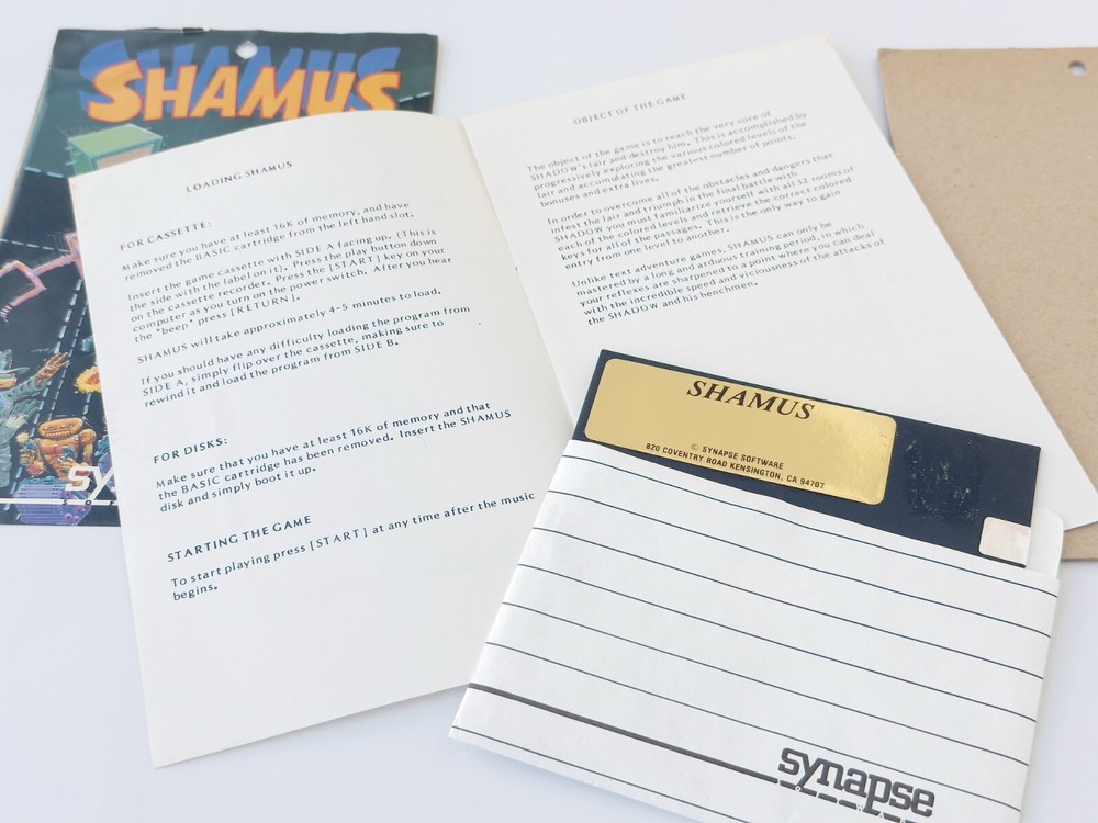 Shamus - Synapse Software - 1982 / Atari 400/800
