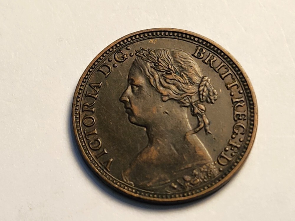 1886 Great Britain Farthing 1157