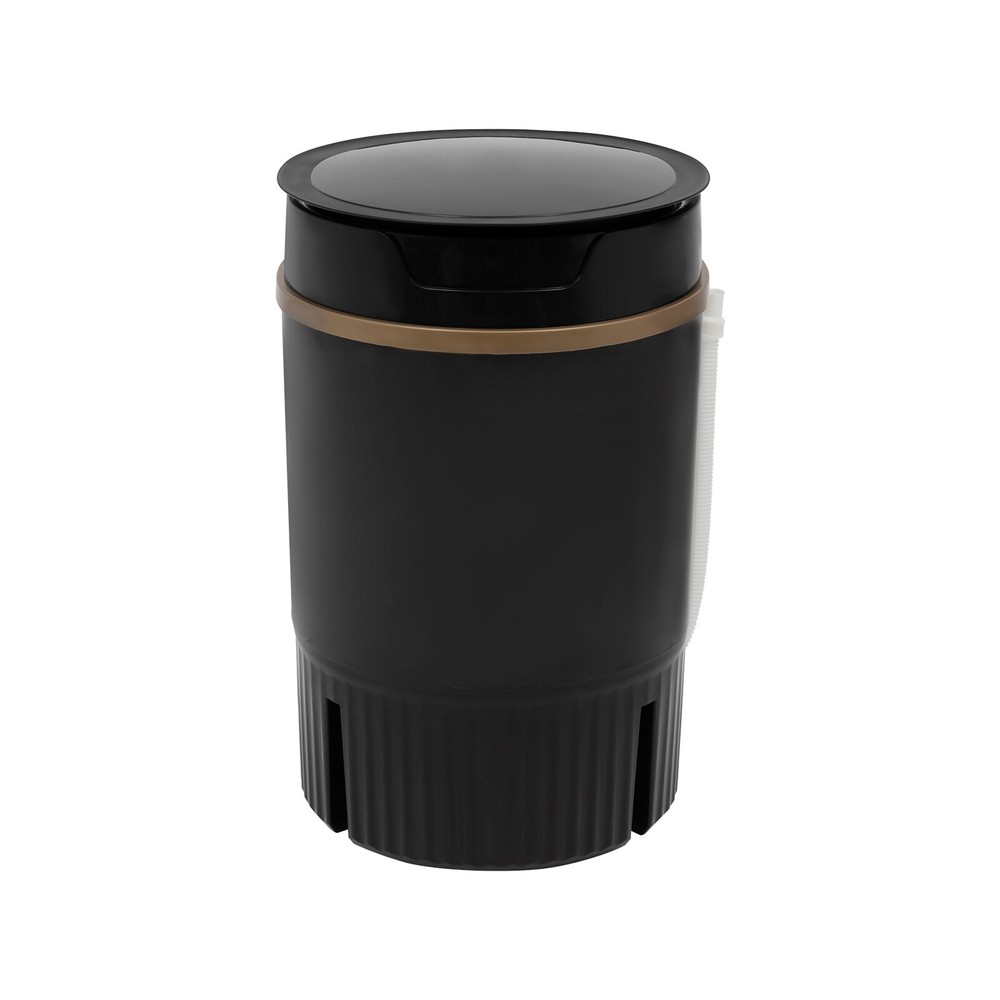 Mini Washing Machine Washer with Drainage Basket Multi-Functional Black Portable